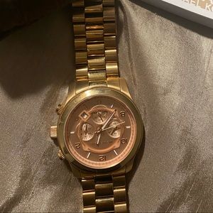 Rose gold/ kors runway watch